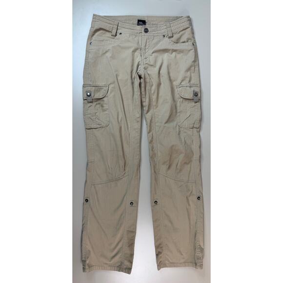 Kuhl Splash Roll Up Pant Light Khaki Womens 4 Regular Gorpcore Hiking Outdoor - Picture 9 of 16